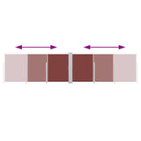 Retractable Side Awning Brown 140x600 cm
