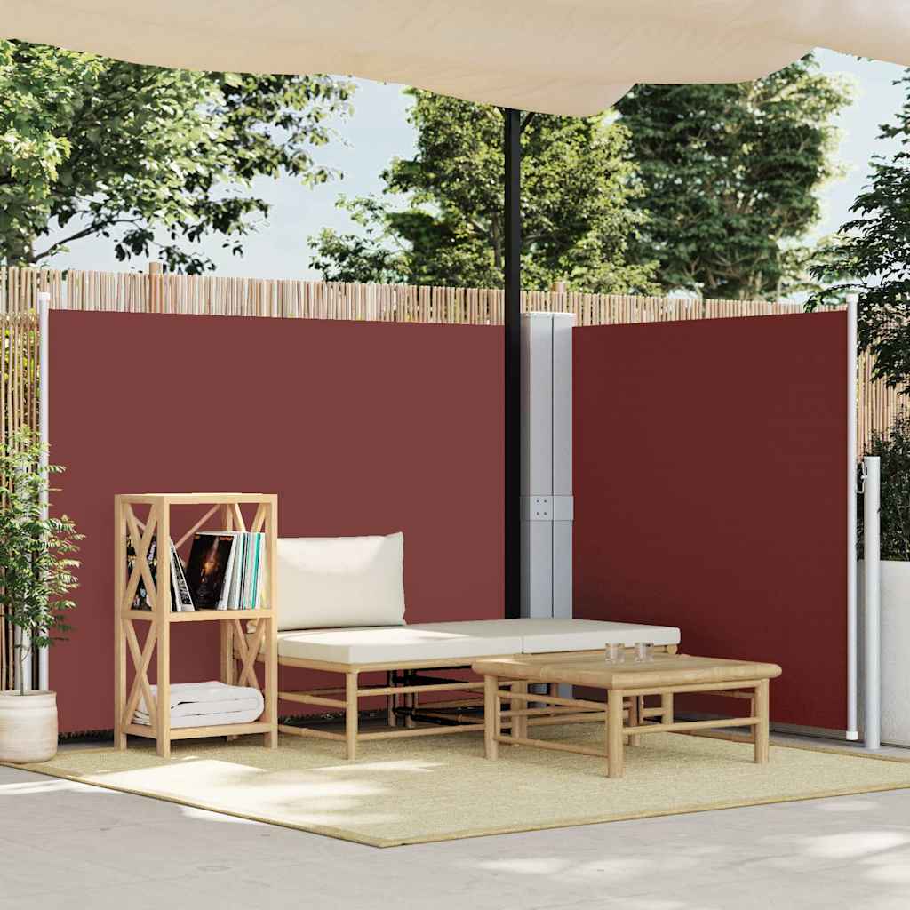 Retractable Side Awning Brown 140x600 cm