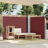 Retractable Side Awning Brown 140x600 cm