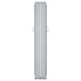 Patio Retractable Double Side Awning 170x600 cm Black - Rear View