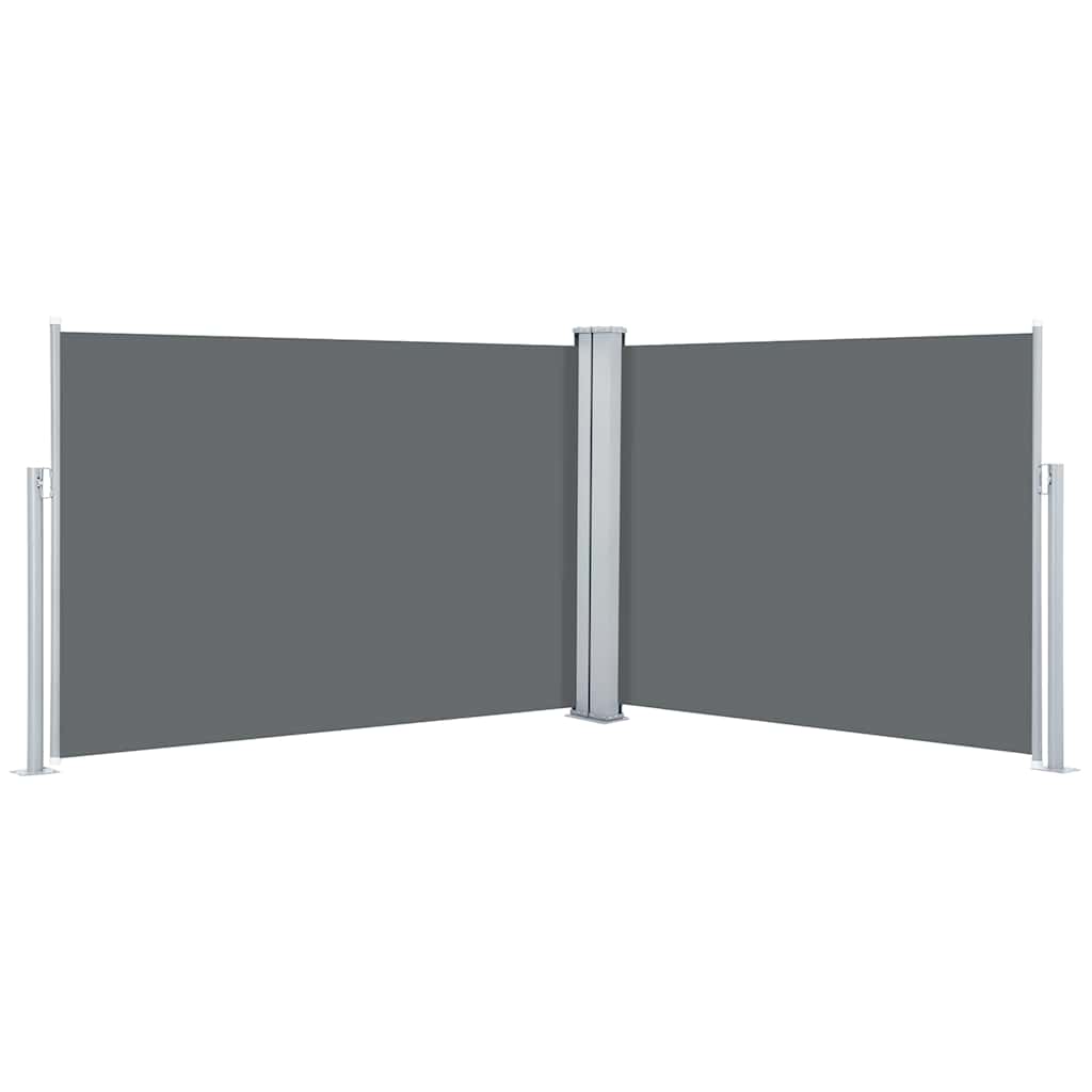 Retractable Side Awning Anthracite 120x1000 cm