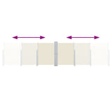 Retractable Side Awning Cream 140x1000 cm