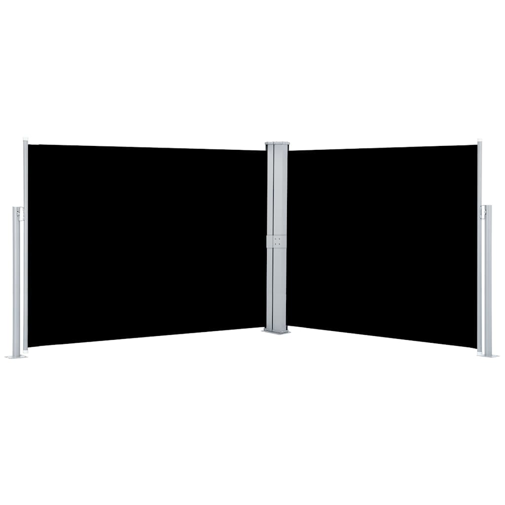 Retractable Side Awning Black 170x1000 cm