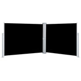 Retractable Side Awning Black 170x1000 cm