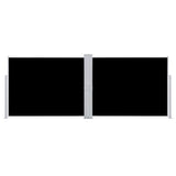 Retractable Side Awning Black 170x1000 cm