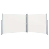 Retractable Side Awning Cream 170x1000 cm - Front View