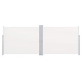 Retractable Side Awning Cream 170x1000 cm - Top-Down View