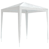 Party Tent 2x2 m White - Front View