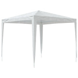 Party Tent 2.5x2.5 m White - 45-Degree Angle