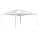 Party Tent 4x4 m White - Front View