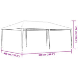 Party Tent 4x6 m White
