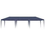 Party Tent 4x9 m Blue - Side View