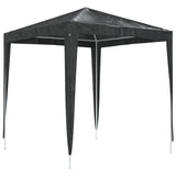 Professional Party Tent 2x2 m Anthracite - Front View