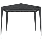 Professional Party Tent 2.5x2.5 m Anthracite 90 g/m² - Side View