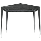 Professional Party Tent 2.5x2.5 m Anthracite 90 g/m² - Top-Down View