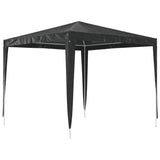 Professional Party Tent 2.5x2.5 m Anthracite 90 g/m?