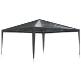 Professional Party Tent 4x4 m Anthracite 90 g/m² - Front View
