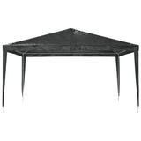 Professional Party Tent 4x4 m Anthracite 90 g/m² - Top-Down View