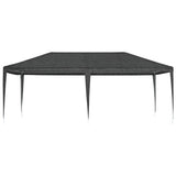 Professional Party Tent 4x6 m Anthracite 90 g/m² - Side View