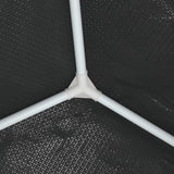 Professional Party Tent 4x9 m Anthracite 90 g/m² - Close-Up Angle