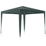 Professional Party Tent 2.5x2.5 m Green 90 g/m?