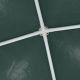 Professional Party Tent 4x4 m Green 90 g/m? - Close-Up Angle