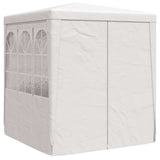 Professional Party Tent with Side Walls 2x2 m White 90 g/m?