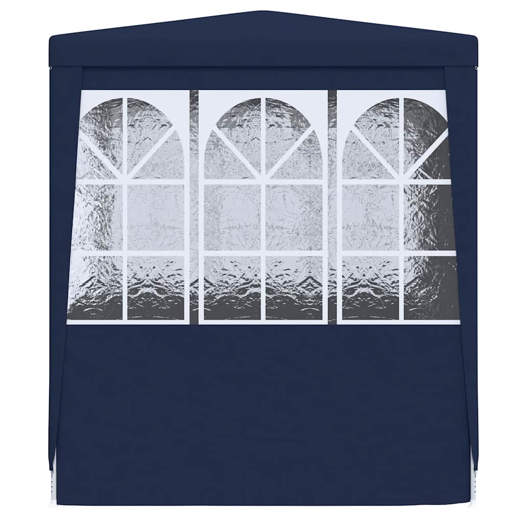 Professional Party Tent with Side Walls 2x2 m Blue 90 g/m?