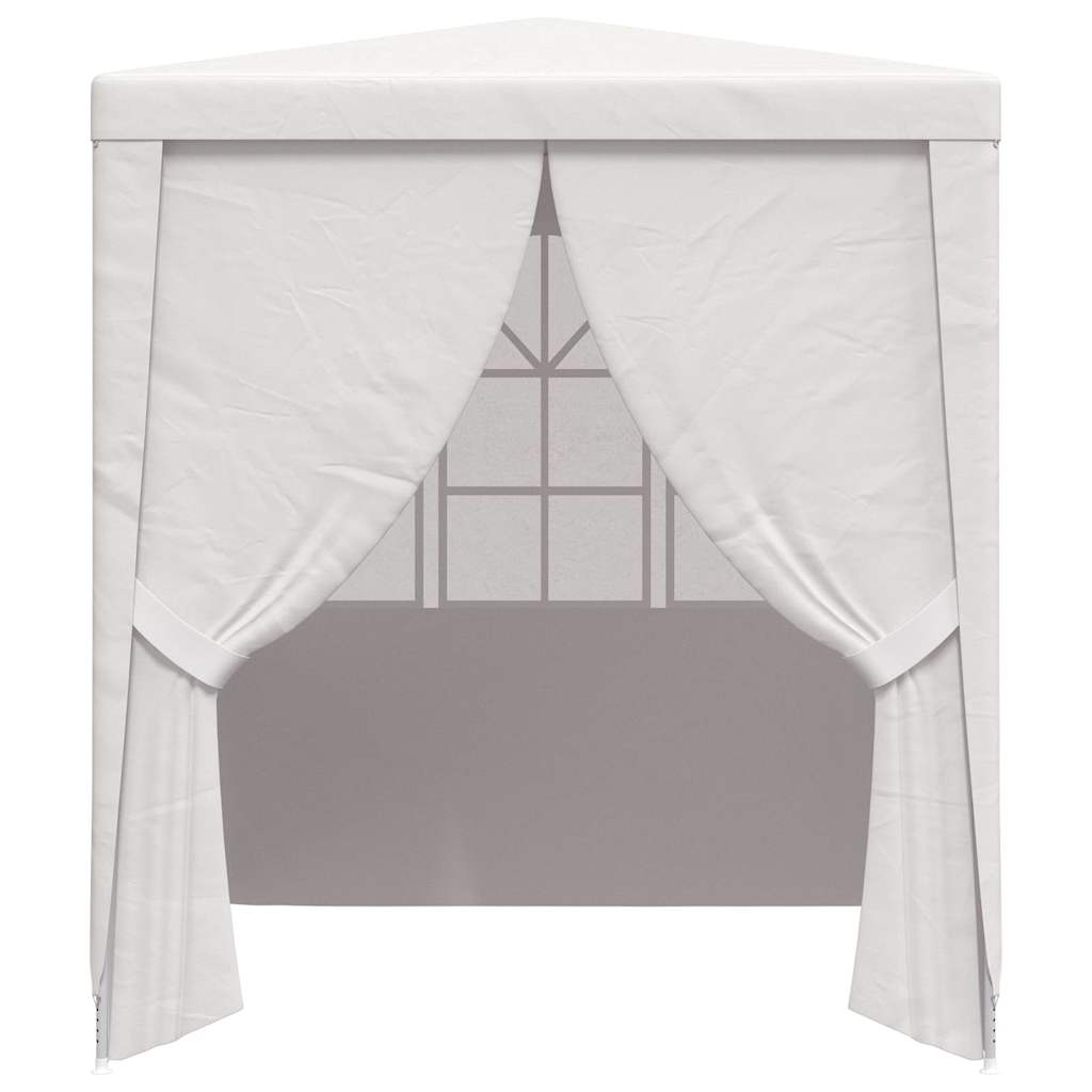 Professional Party Tent with Side Walls 2.5x2.5 m White 90 g/m?