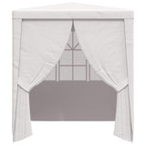 Professional Party Tent with Side Walls 2.5x2.5 m White 90 g/m² - Top-Down View