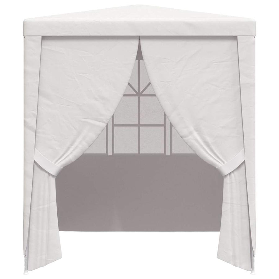 Professional Party Tent with Side Walls 2.5x2.5 m White 90 g/m?