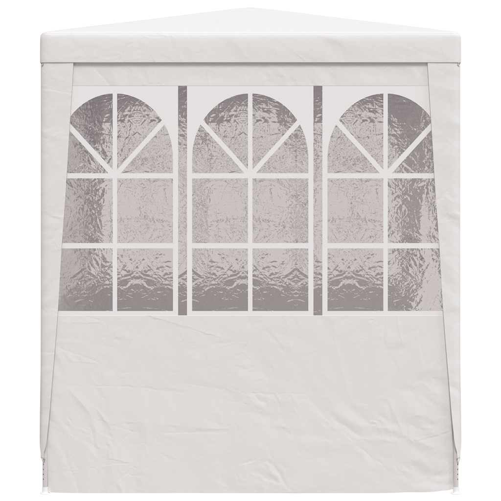 Professional Party Tent with Side Walls 2.5x2.5 m White 90 g/m?