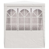 Professional Party Tent with Side Walls 2.5x2.5 m White 90 g/m?