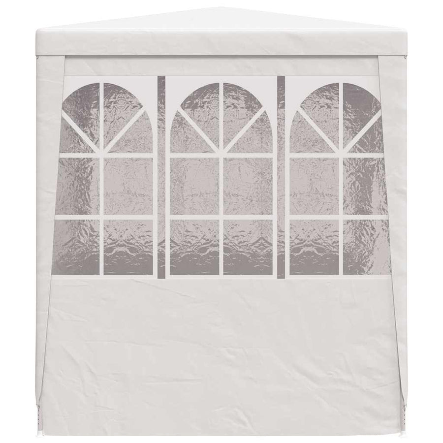 Professional Party Tent with Side Walls 2.5x2.5 m White 90 g/m?