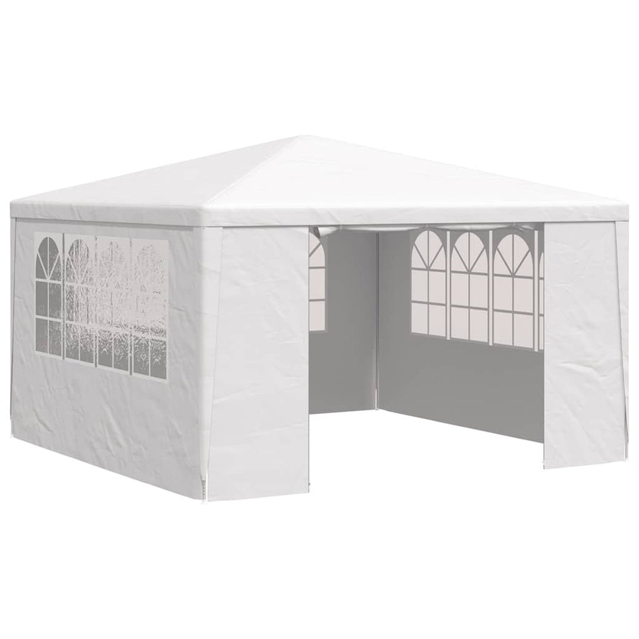 Professional Party Tent with Side Walls 4x4 m White 90 g/m?