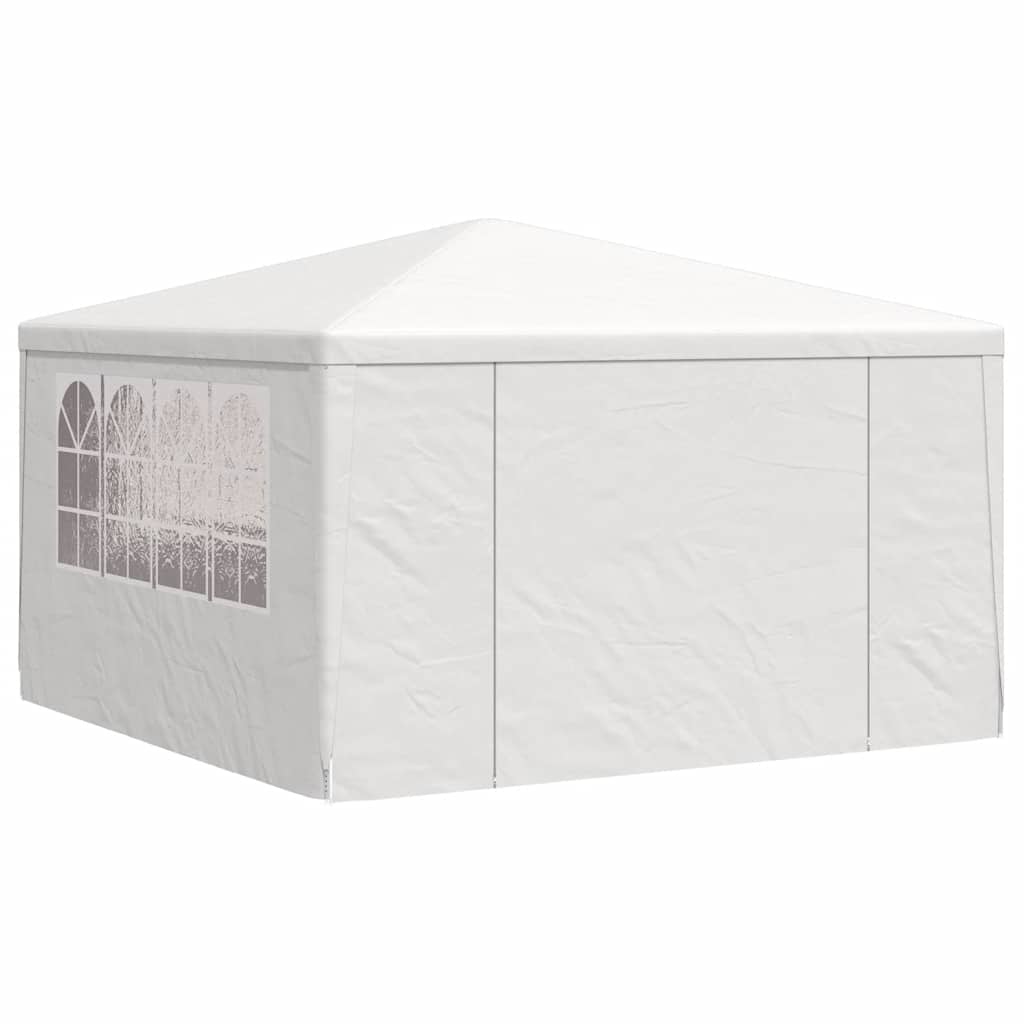 Professional Party Tent with Side Walls 4x4 m White 90 g/m²