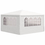 Professional Party Tent with Side Walls 4x4 m White 90 g/m?
