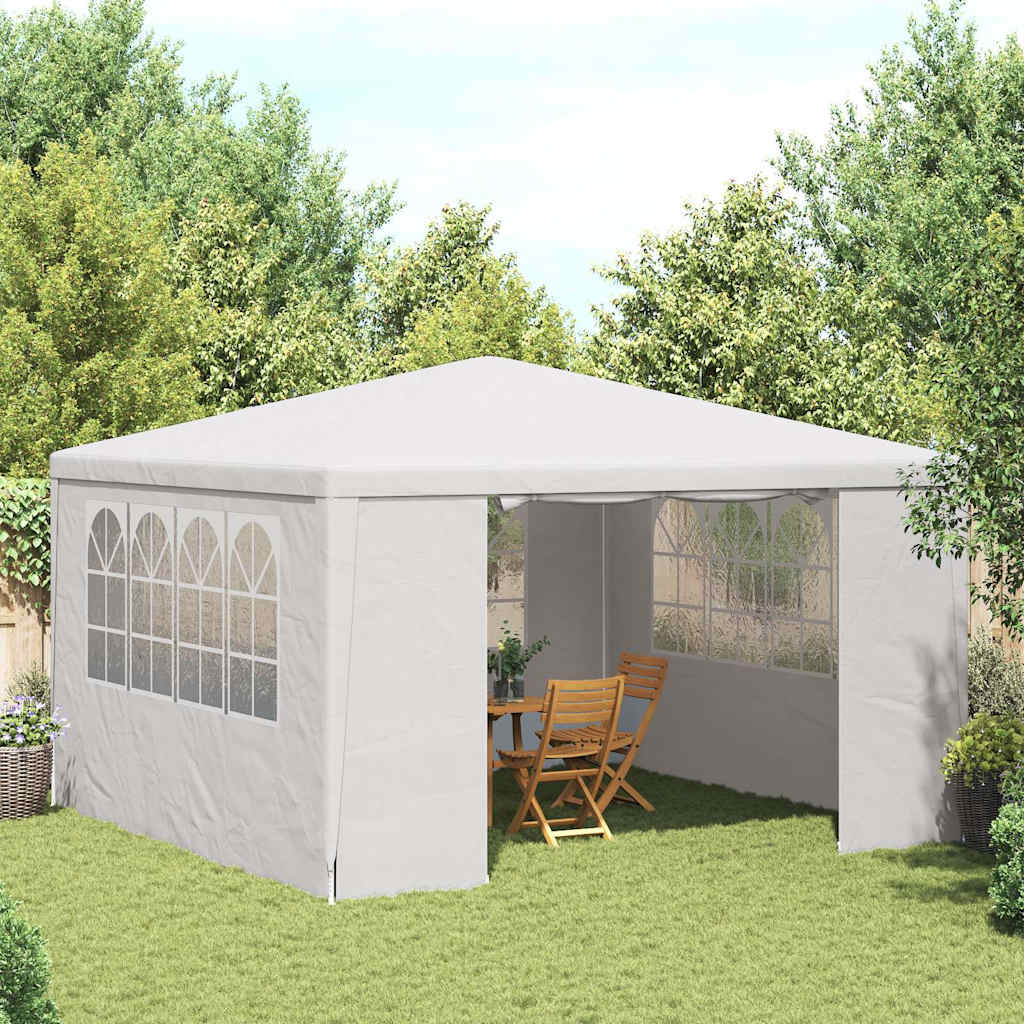 Professional Party Tent with Side Walls 4x4 m White 90 g/m²