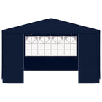 Professional Party Tent with Side Walls 4x4 m Blue 90 g/m?