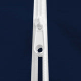 Professional Party Tent with Side Walls 4x4 m Blue 90 g/m² - Low Angle