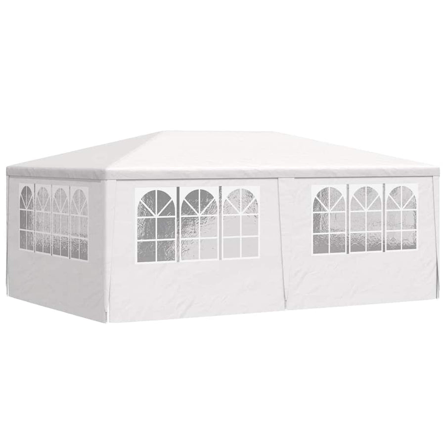 Professional Party Tent with Side Walls 4x6 m White 90 g/m?