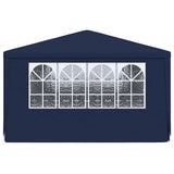 Professional Party Tent with Side Walls 4x6 m Blue 90 g/m?
