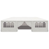 Professional Party Tent with Side Walls 4x9 m White 90 g/m?