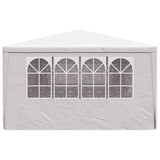 Professional Party Tent with Side Walls 4x9 m White 90 g/m?