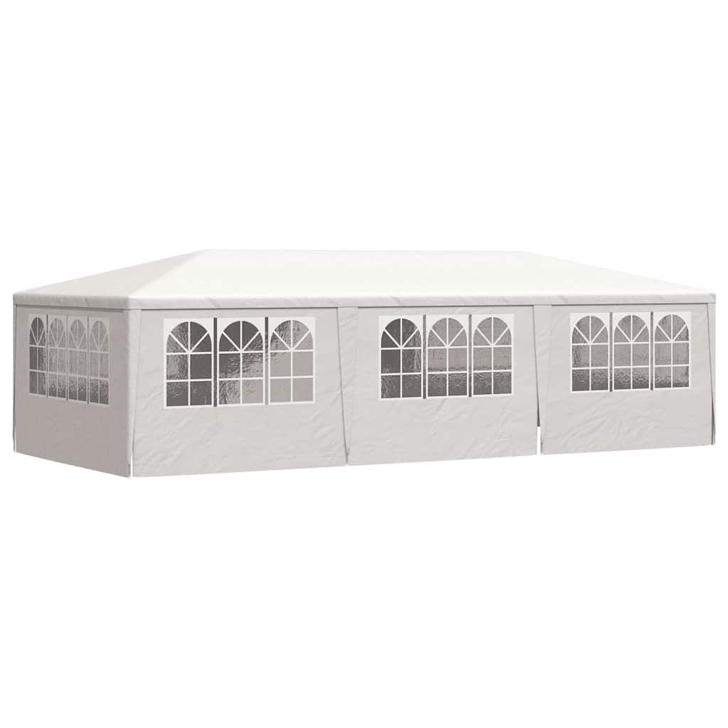 Professional Party Tent with Side Walls 4x9 m White 90 g/m?