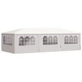 Professional Party Tent with Side Walls 4x9 m White 90 g/m?