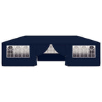 Professional Party Tent with Side Walls 4x9 m Blue 90 g/m?