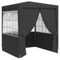 Professional Party Tent with Side Walls 2x2m Anthracite 90 g/m²