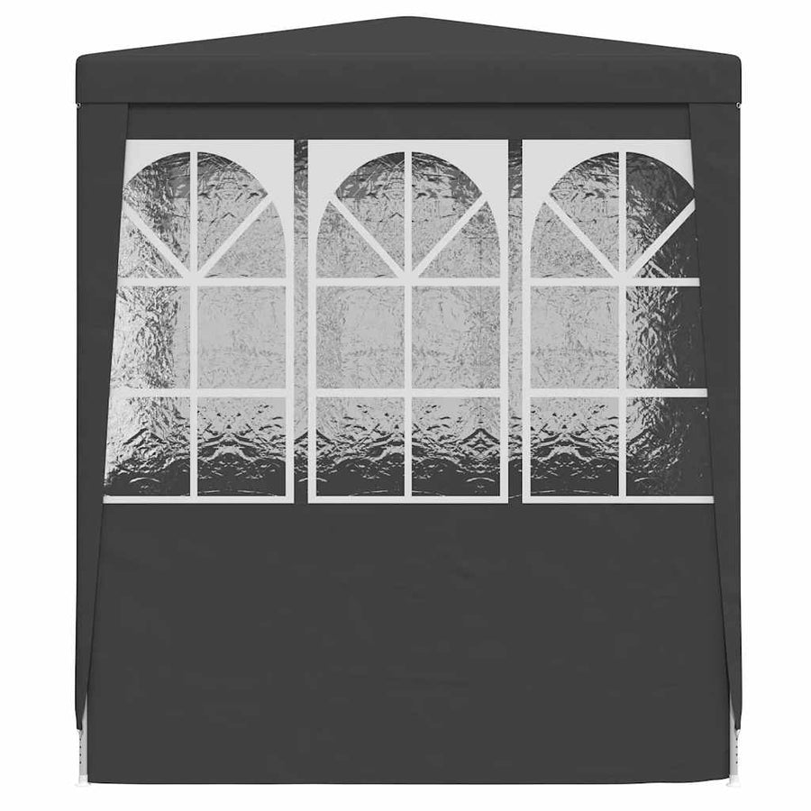 Professional Party Tent with Side Walls 2x2m Anthracite 90 g/m²