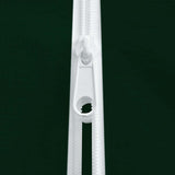 Professional Party Tent with Side Walls 2.5x2.5 m Green 90 g/m² - Low Angle